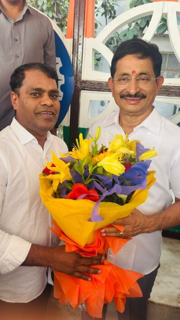 రాజ్యసభ సభ్యుడు నరేందర్ రెడ్డిని కలిసిన డాక్టర్ బొల్లెపల్లి కృష్ణ 