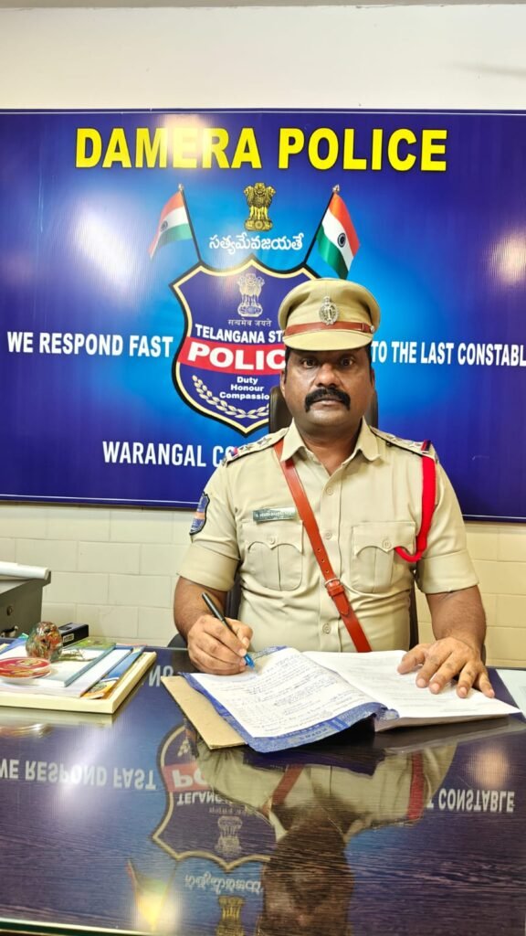 దామెర ఎస్సైగా ఈ. వీరభద్రరావు బాధ్యతల స్వీకరణ