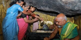సోమేశ్వర లక్ష్మీనరసింహ స్వామికి ఎమ్మెల్యే యశస్విని రెడ్డి ప్రత్యేక పూజలు
